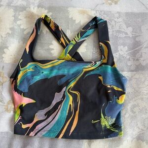 Nike Black Dri-FIT Top with built in bra XS (NWOT)